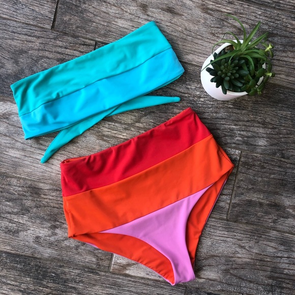 Mara Hoffman Other - Mara Hoffman Color Block Bikini